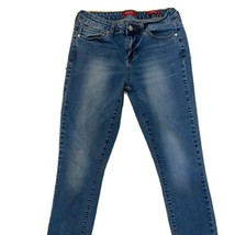 GUESS Mid Rise Skinny Melanie Fit Jeans Blue Stretch Size 27x27 - $23.76