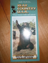 Bear Country U.S.A. South Dakota Folded Brochure - £4.71 GBP