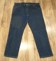 Wrangler Size 44W 30L Regular Fit Blue Cotton New Men&#39;s Jeans - £46.97 GBP