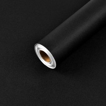 17.51&quot; X400&quot;Black Wallpaper Peel And Stick Wallpaper Removable Modern Wa... - £31.09 GBP