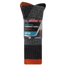 Dickies 3-Pair Cotton Heavy Thermal Crew Socks Steel Toe Premium Size 6-12 - $15.99