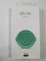 NEW Elvie Pump Silicone Breast Pump Seals 2ct teal green replacement par... - £15.18 GBP