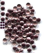 ROUND Smooth Nailheads 3mm Hot Fix Pink MAUVE    2 Gross  288 Pieces - $5.79