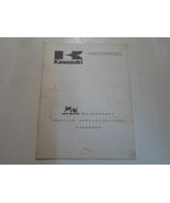 1989 1990 Kawasaki Jet Ski Watercraft Service Specifications Handbook Ma... - €33,47 EUR