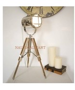 NAUTICALMART DESIGNER BEAUTIFUL CHROME FINISH TRIPOD TABLE LAMP - €45,46 EUR