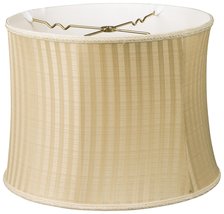 Royal Designs Bell Drum Designer Lamp Shade, Light Oriental Pattern, 13 x 14 x 1 - £54.30 GBP+