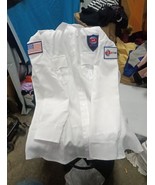 Uniform White Shirt - Adult M , 15-15.5,  Aviation Apparel, w/patches,  ... - $33.80 CAD