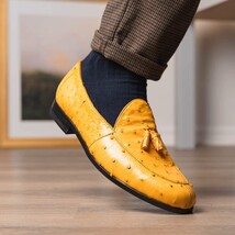 Aubiere Genuine Ostrich Quill Loafer Buttercup image 12