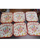 50&#39;s VTG Walt Disney Birthday Paper Plates Set Of 6 - $27.20 CAD