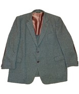 VTG The Sovereign Tweed Wool Blazer Jacket Suede Elbow Patch Sport Coat ... - $1,140.22 MXN