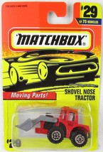 NEW NIP Matchbox Red Shovel Nose Tractor Diecast Moving Parts, #29, 1996 - $11.99