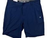 Hurley All Day Hybrid Quick Dry 4-Way Stretch Reflective Short 38 Navy Blue - $19.79