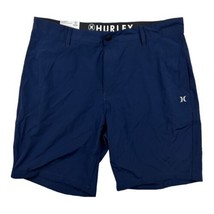 Hurley All Day Hybrid Quick Dry 4-Way Stretch Reflective Short 38 Navy Blue - $19.79