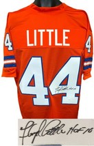 Floyd Little signed Denver Orange TB Custom Stitched Pro Style Football Jersey H - £107.87 GBP