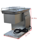 1PC 110V 4mm Blade Commercial QX Meat Slicer Machine  250kg/h Output Hot... - $651.65