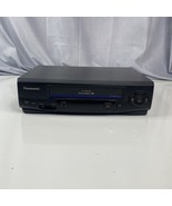 Panasonic PV-V4021 VCR VHS 4-Head Omnivision Blue Line TESTED WORKS - £31.34 GBP