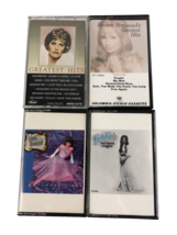 Linda Ronstadt Loretta Lynn Barbra Streisand Anne Murray 4 Cassette Lot - £9.99 GBP