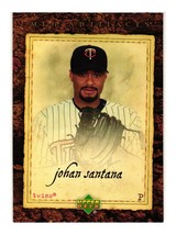 2007 MLB Artifacts Upper Deck Johan Santana 20 Minnesota Twins Baseball Card - £2.24 GBP