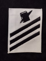 Navy Personnelman (PN) E-3 Striker Rating Sleeve Insignia Black on White... - £3.77 GBP