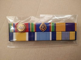 Royal Thai Air Force, Royal Thai Navy, Royal Thai Army, Military Ribbon Bar Pin - £11.28 GBP