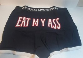 New Assholes*s Live Forever Women’s Sleep Shorts XL Eat My Ass* Pajamas Sexy  - £19.76 GBP