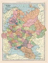 11203.Decoration Poster.Room Interior designer wall.Vintage 1927 Map.Russia - £13.51 GBP+