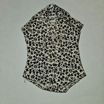 VTG 1962 Barbie Pak Blouse/Bodysuit Black Beige Floral READ - £19.34 GBP