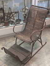 Scarce 1840&#39;s Child&#39;s Sled Chair Lancaster All Original - £697.89 GBP