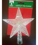 Christmas Light Up Tree Topper Star-BRAND NEW-SHIPS N 24 HOURS - $18.30 CAD