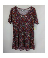 NWT LuLaRoe Perfect T With Multi-Color Pebbles Design Size XXS - $15.83