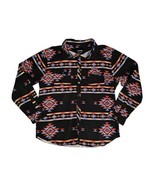 RSQ Western Shirt Mens 2XL Black Button Down All Over Print Long Sleeve ... - $23.75