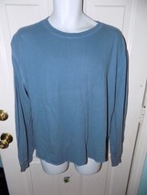 Guide Series Long Sleeve Henley Shirt Blue Size L Men&#39;s EUC - £12.72 GBP