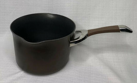 Circulon Symmetry Nonstick 3 qt Chocolate Hard-Anodized Saucepan Used No Lid - $21.95