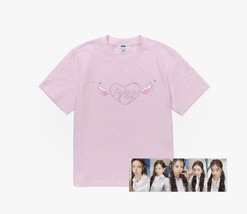 ILLIT Official L SIZE T-SHIRTS + Photocard SET &#39;Cubic Crop T-Shirt&#39; Kpop - $149.99