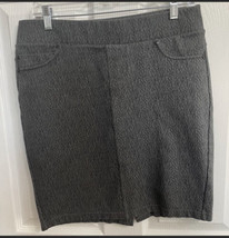 Liverpool Jeans Co. pencil skirt SIZE 6/28 grey and black stretch Comfor... - $11.80