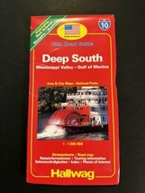 Rand McNally USA Road Guide Deep South  Hallwag  - Mississippi Valley And More - £10.98 GBP