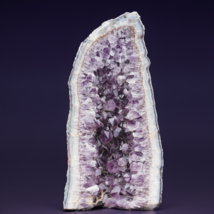 49.5 Pound Amethyst Cathedral Church Geode 21.5 in Tall Crystal Healing Quartz - £767.06 GBP
