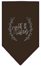 He Is Risen Screen Print Bandana Cocoa Small - £9.26 GBP