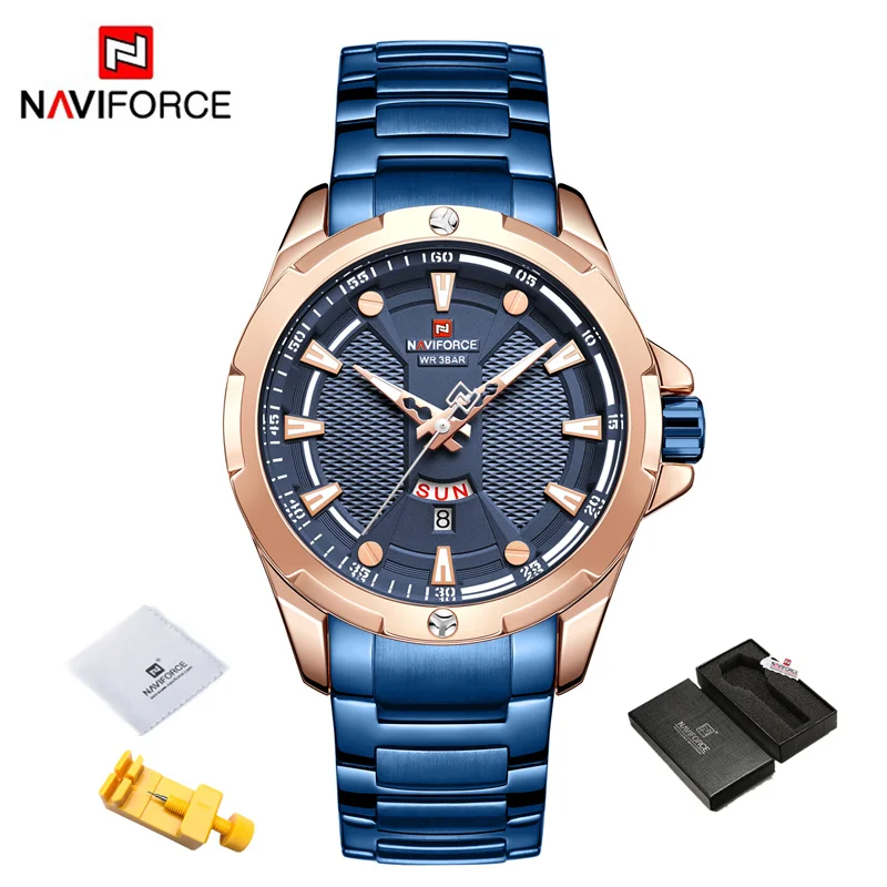 Mens Watches  Luxury   Analog Watch Men Stainless Steel Waterproof Quartz Wristw - £35.55 GBP