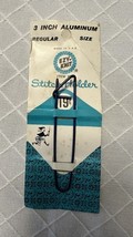 EZY-KNIT 3” VTG Aluminum stich Holder Black #670 - $5.89
