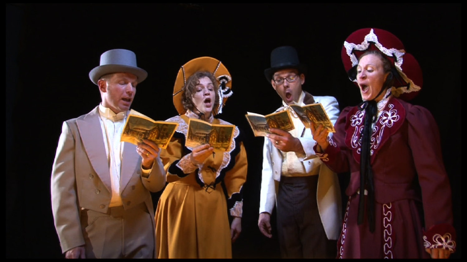 Victorian Carolers Video Projection DVD - $14.95