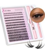Losha Lash Extension Kit 144pcs Wispy Clusters 8-16mm C Curl Natural - $205.86 MXN