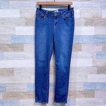 PAIGE Skyline Ankle Peg Skinny Jeans Blue Dark Wash Mid Rise Womens 29 - £38.75 GBP