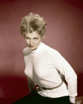 Kim Novak busty glamour pose in tight white sweater 24X36 Poster - £22.75 GBP