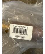 Anderson Metals 1 In. x 6 In. Red Brass Nipple 38300-1660 Anderson Metals - $41.49 CAD