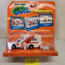 1999 MATTEL WHEELS MATCHBOX Go ACTION FAST SAVIN Ambulance EMT ACCESSORI... - $35.69