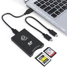 10Gbps Usb-C Cfexpress Type B Card Reader 2-In-1 Sd Memory Card Reader Usb &amp;Usb  - £58.18 GBP