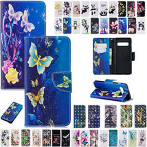 For Samsung Galaxy S10 Plus S10e Magnetic Flip Leather Pattern Wallet Case Cover - £48.00 GBP