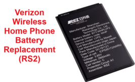 Verizon Wireless Home Phone LVP2 Replacement Battery (BTY-WHPLVP2, RS2) - 2800mA - $14.84