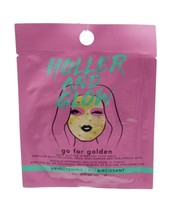Holler and Glow Go for Golden Gold Glitter Hydrogel Face Mask - 0.77oz - £4.66 GBP